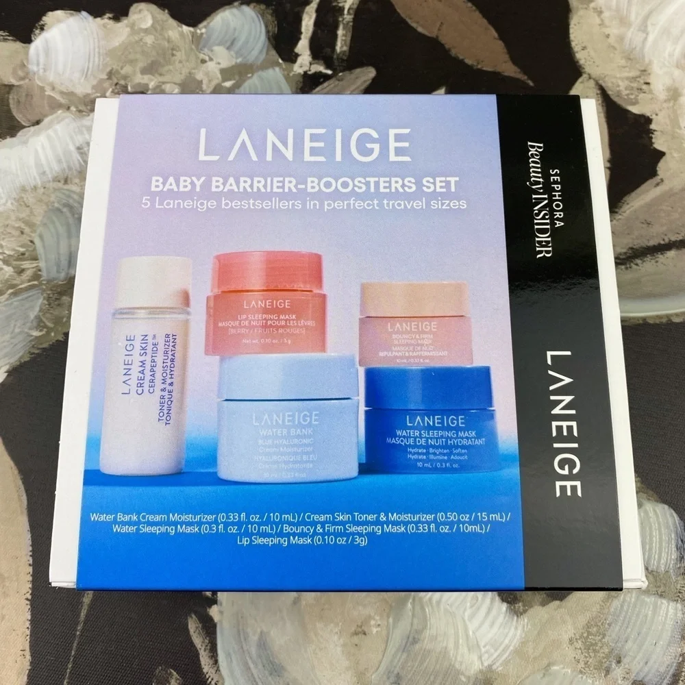 NIB LINEIGE Bay Barrier Booster Sephora Limited Edition 5 Piece Set.
